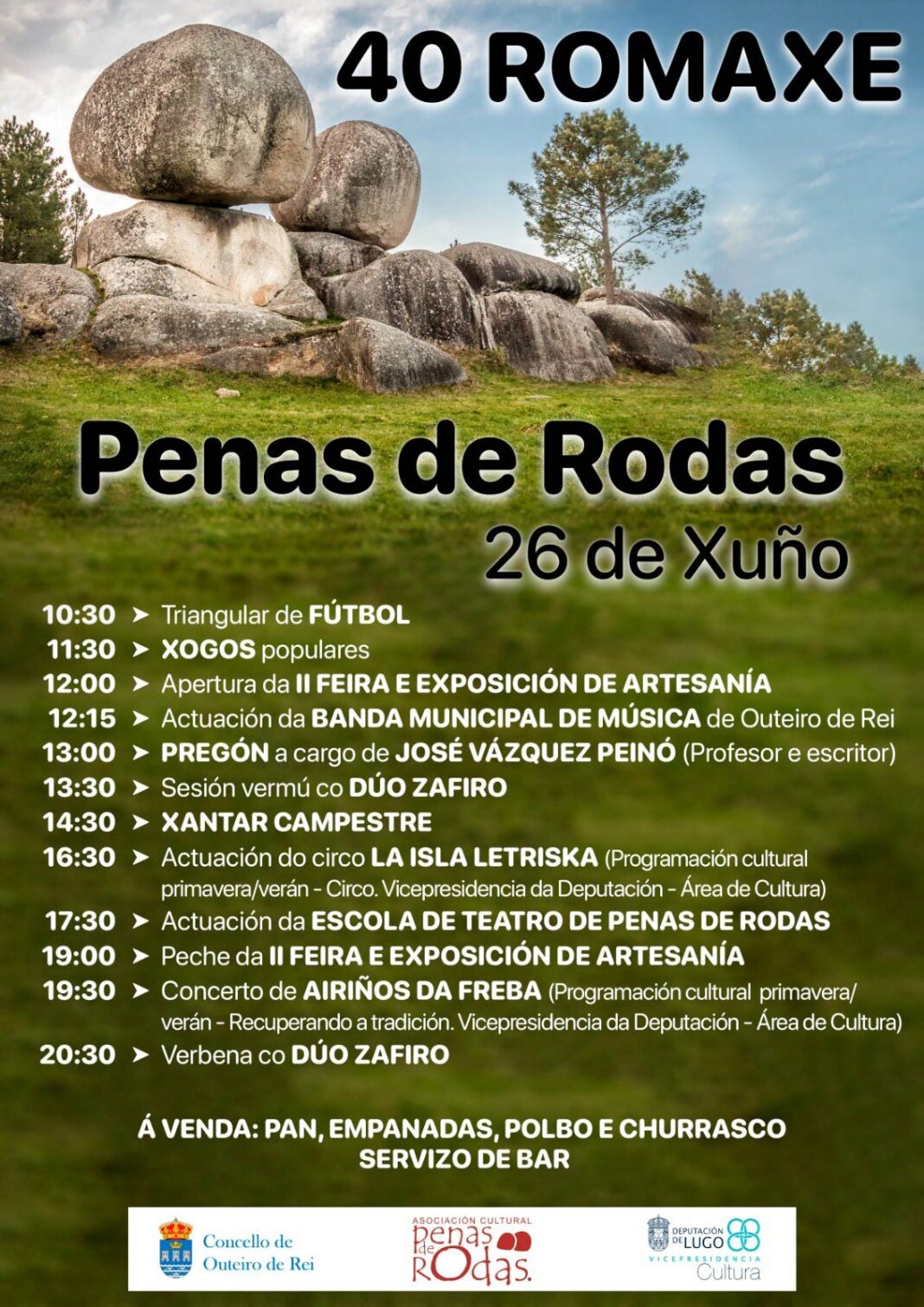 40 ROMAXE DE PENAS DE RODAS