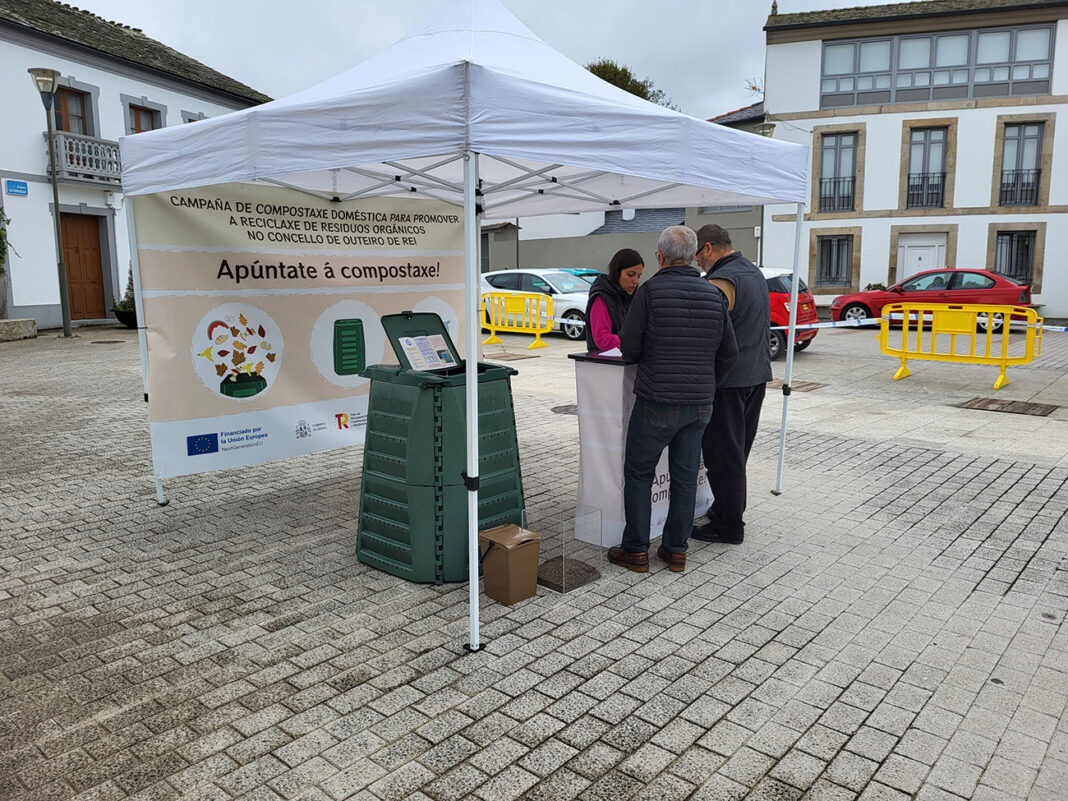 campaña de fomento da compostaxe doméstica promovida polo Concello de Outeiro de Rei