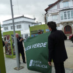 Izado da Bandeira Verde en Outeiro de Rei