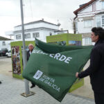 Izado da Bandeira Verde en Outeiro de Rei