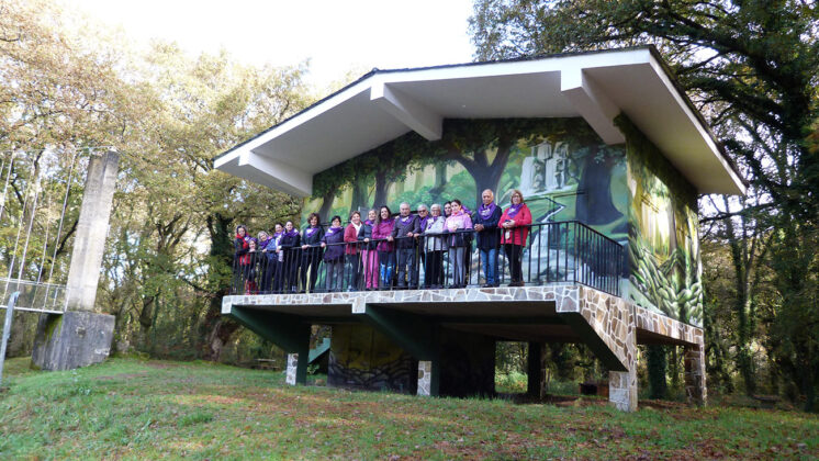 Andaina popular contra a violencia de xénero do Concello de Outeiro de Rei