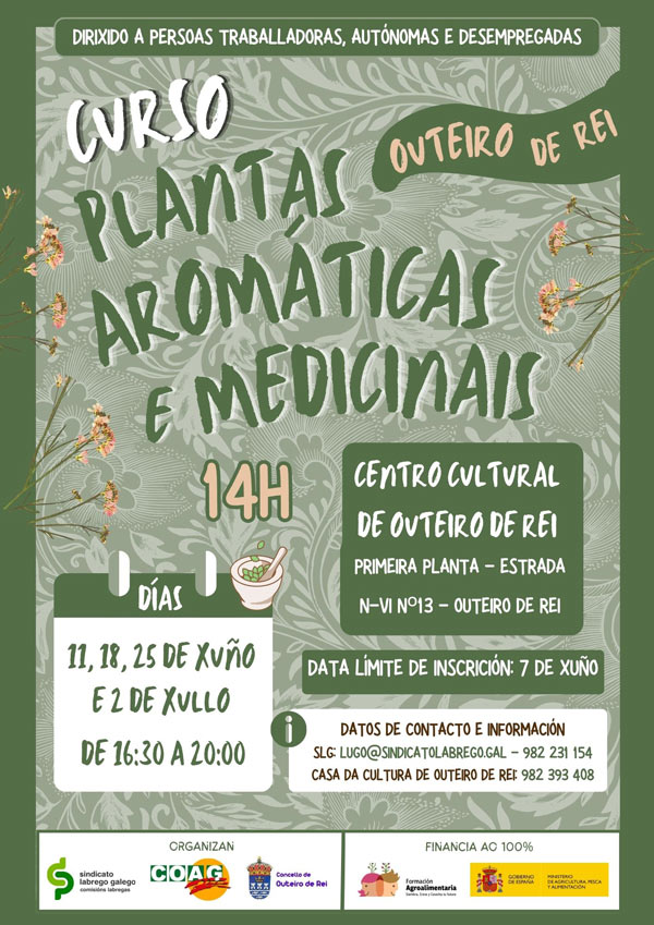 Curso plantas aromáticas e medicinais 