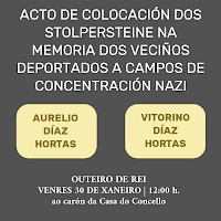 Acto en memoria dos veciños