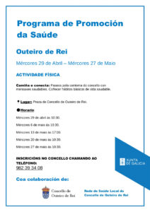 Programa Promoción da Saúde - Actividades