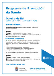 Programa Promoción da Saúde - Actividades