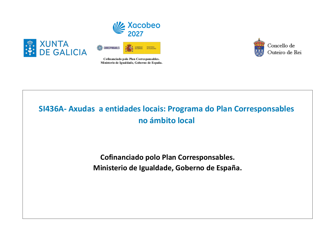 SI436A - Programa do Plan Corresponsables no ámbico local 2026